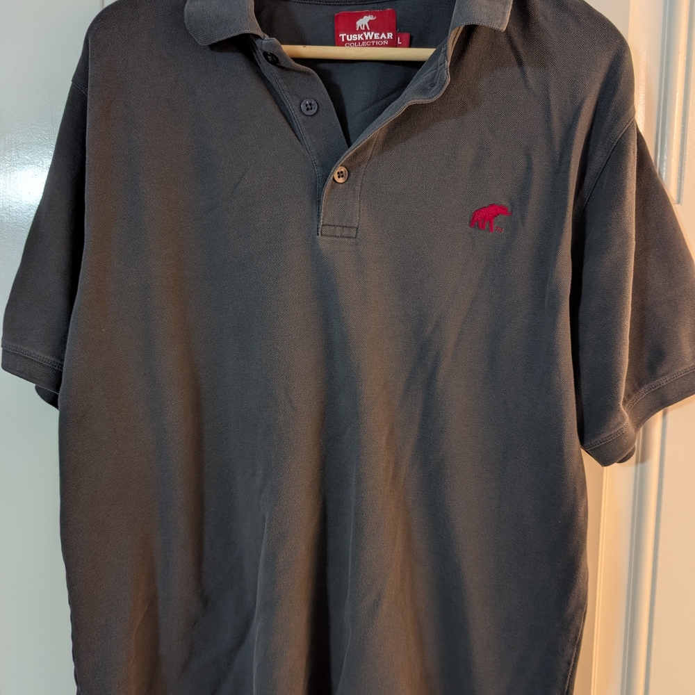 University of Alabama Men's Gray Polo Shirt